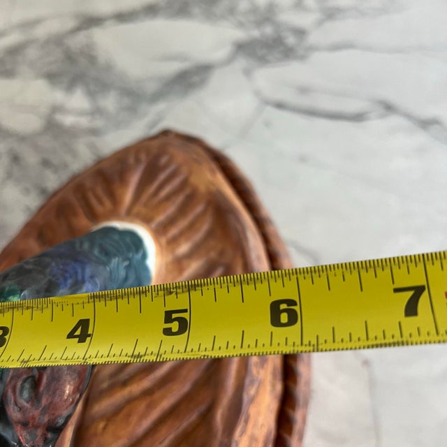 Brown Antique Pillivuyt Tureen Pie Dish With Pheasant Lid "Trompe L'oeil" For Sale - Image 8 of 12