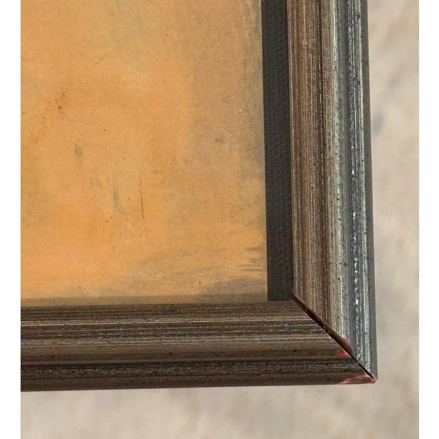Mid-20th Century Framed French Parisian Female Portrait Painting For Sale - Image 12 of 16