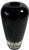 Glass Carl Erickson Biomorphic Art Glass Bowl and Floral Black Sommerso Art Glass Vase Set of 2 For Sale - Image 7 of 14