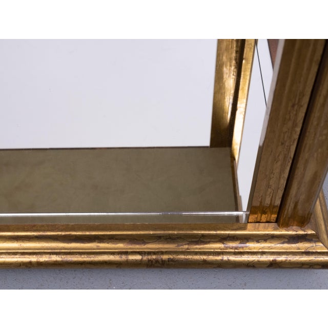 Hollywood Regency Classic Brass Serving Table Mirror Tops, France, 1970s For Sale - Image 13 of 15