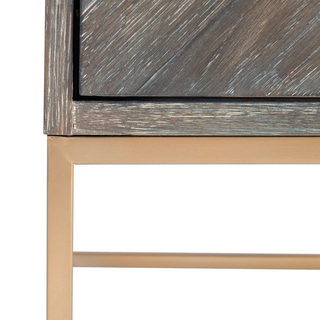 2 Drawer Chevron Chest For Sale In Sacramento - Image 6 of 9