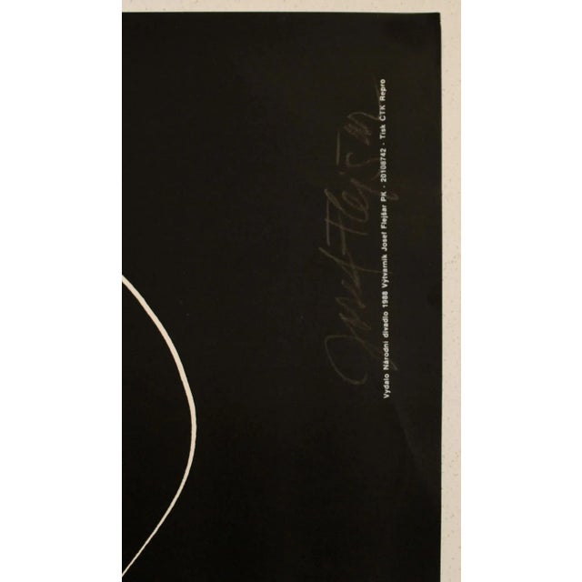 Date: 1988 Size: 26 x 38.5 inches Artist: Josef Flejsar (hand signed) About the artist: Josef Flejsar was a graphic...