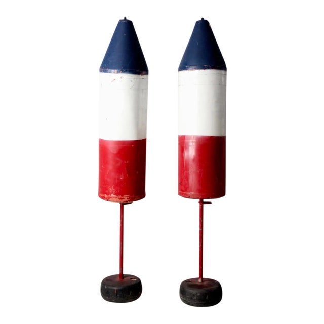 Vintage Large Buoys - a Pair For Sale