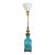 Mid 20th Century Mid Century Stiffel Pagoda Style Base Glazed Ceramic Lamp For Sale