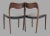 Teak & Upholstered Dining Chairs by Niels Otto Møller, Customizable Reupholstery, 1960s, Set of 6 For Sale - Image 9 of 10