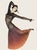 16” high. Dimitri Haralamb Chiparus (Romanian, 1886-1947) patinated, gilt and cold painted figure of a dancer, on a...