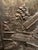 Antique Embossed Fireplace Summer Cover, Windmill Scene, Bronze-Tone Metal For Sale - Image 4 of 13