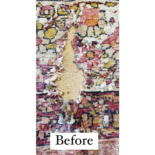 Persian Antique Persian Kermanshah Moss, Sage & Olive Rug, 11 x 13 For Sale - Image 3 of 12