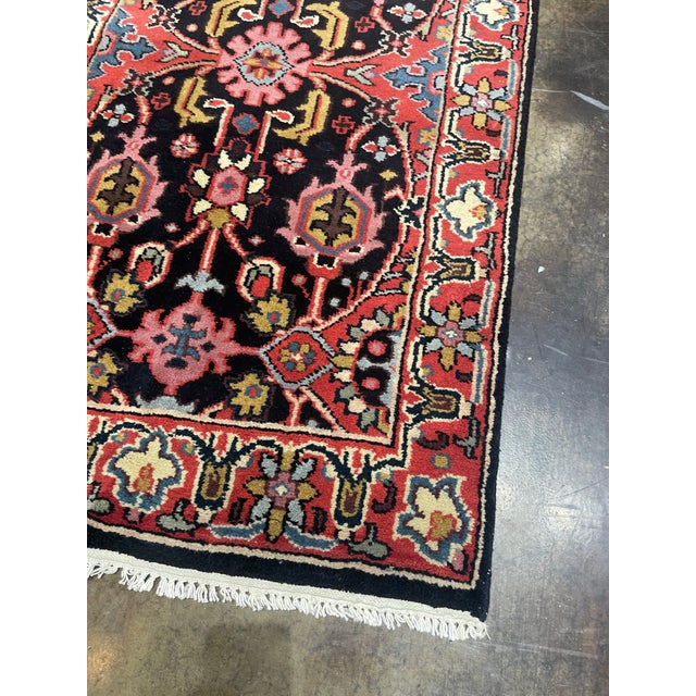 1990s 1990s Handwoven Persian Design Indian Rug 2'8" X 9'9" For Sale - Image 5 of 7