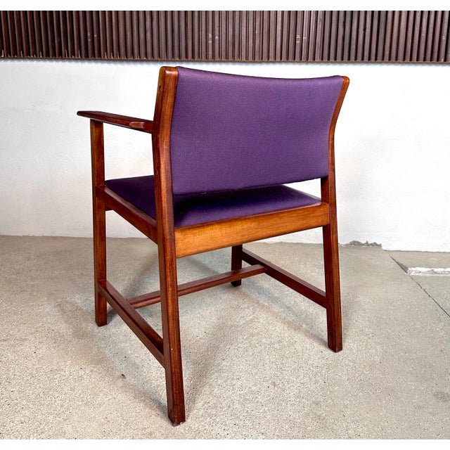 Brown Model BM73 Armchair in Teak by Børge Mogensen for Fredericia, Denmark, 1950s For Sale - Image 8 of 15