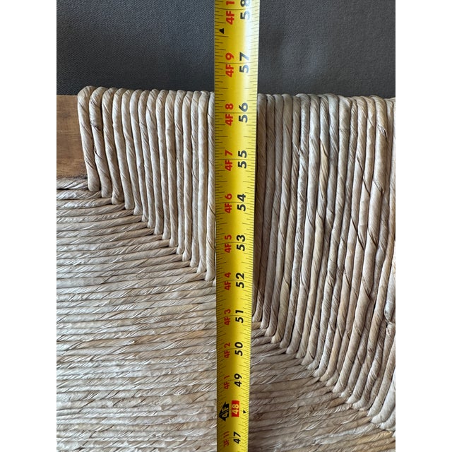 Queen Size Woven Rush Headboard For Sale - Image 17 of 18
