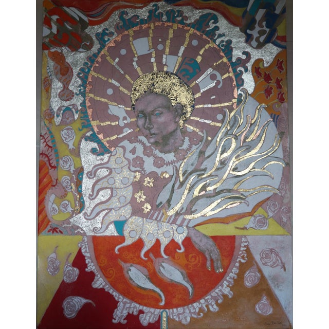 Sax Berlin "From The Inner Heart To The Dove Of Peace." Contemporary Figurative Painting 2020 For Sale - Image 10 of 10