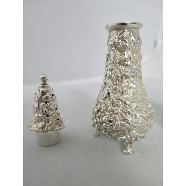 Early 20th Century "Stieff" Decorative Salt & Pepper Shaker - A Pair For Sale - Image 4 of 12