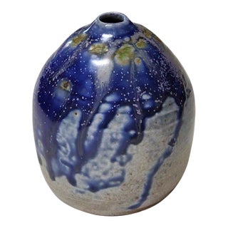 Vintage Joel Huff Studio Pottery Bud Vase For Sale