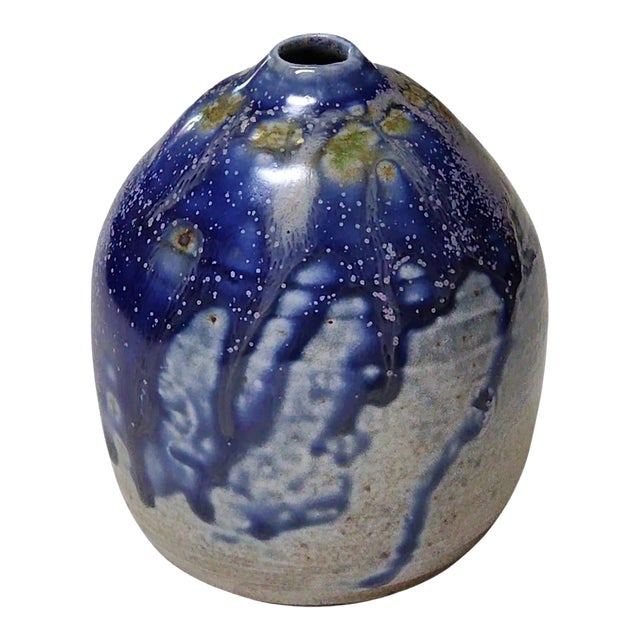 Vintage Joel Huff Studio Pottery Bud Vase For Sale