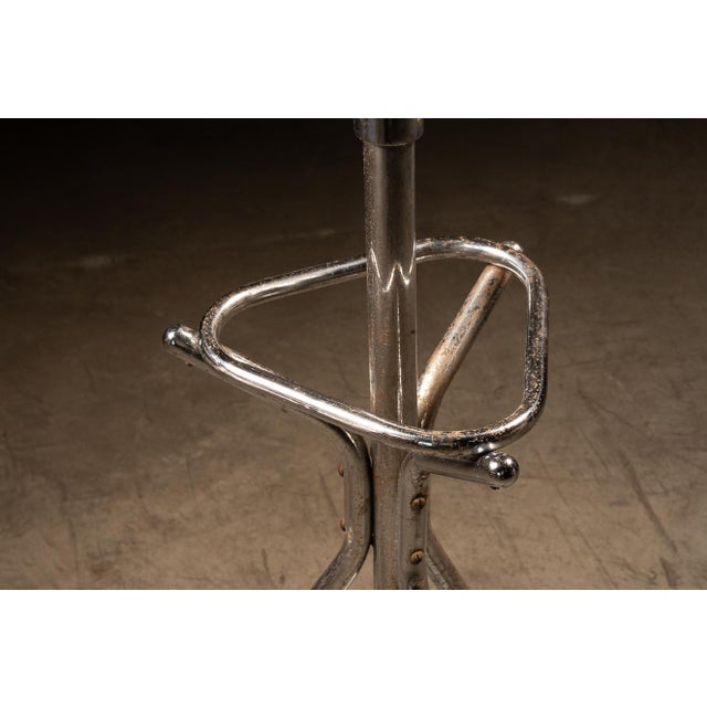 Vintage Space Age Chrometube Barbershop Coat Tree For Sale - Image 4 of 5