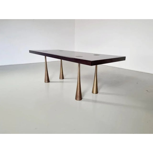 Vintage Italian Dining Table by Angelo Mangiarotti , 1970s For Sale - Image 3 of 10