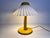 VeArt Heavy Yellow Metal and Glass Table Lamp, 1960s, Italy For Sale - Image 4 of 12