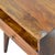 Solid Chestnut Night Table With Brass Details For Sale - Image 4 of 8
