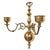 Ethan Allen Vintage Ethan Allen Brass Wall Sconces 8" Pair - Classic Candleholders For Sale - Image 4 of 13