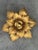 Metal Floral Wall Sconce, Italy, 1970s For Sale - Image 7 of 7