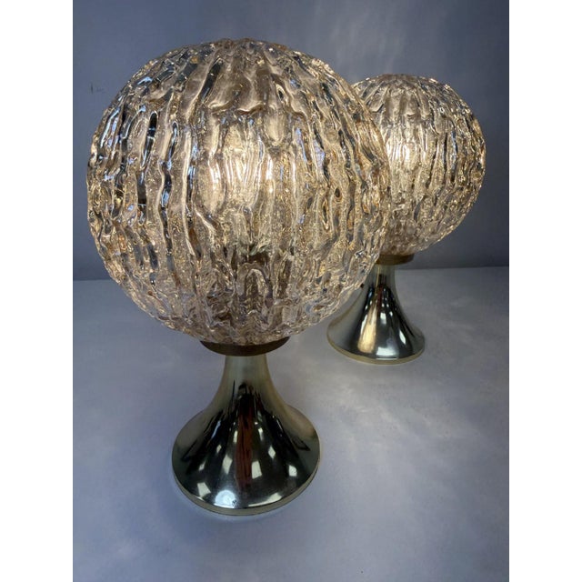 Mid-Century Modern Vintage Space Age Table Lamps by Richard Essig, 1960s, Set of 2 For Sale - Image 3 of 10