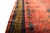 Textile 1920s Rich Red Big Size Floral Antique Wool Hand Knotted Art Deco Chinese Rug For Sale - Image 7 of 8