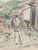Grace Spongberg (American, 1906-1992) "Taxco" oil pastel on paper, titled and estate stamp on reverse. Grace Spongberg...