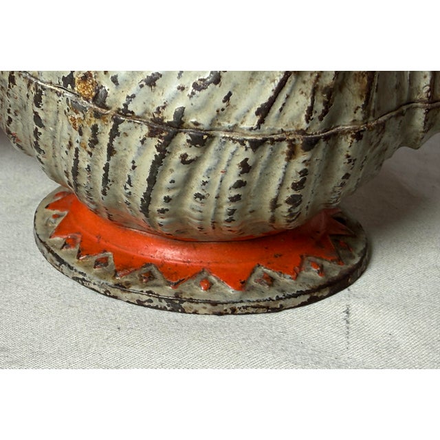 Rare Antique 1882 J and E Stevens Figural Cast Iron Shell Out Still ...
