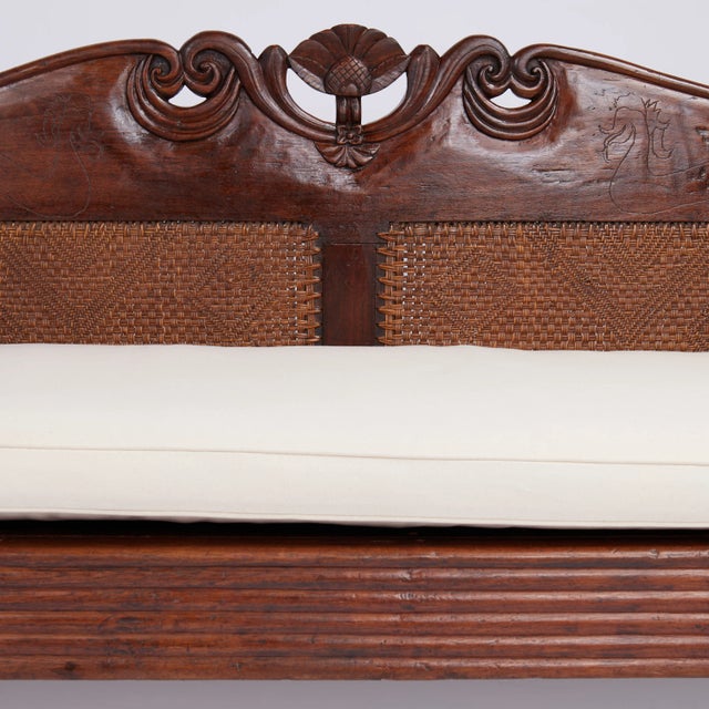 Antique Anglo Indian Empire Settee or Sofa For Sale In West Palm - Image 6 of 10