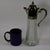 Silver 1960s Italian Silver Plate and Glass Claret Pitcher With Lid For Sale - Image 8 of 13