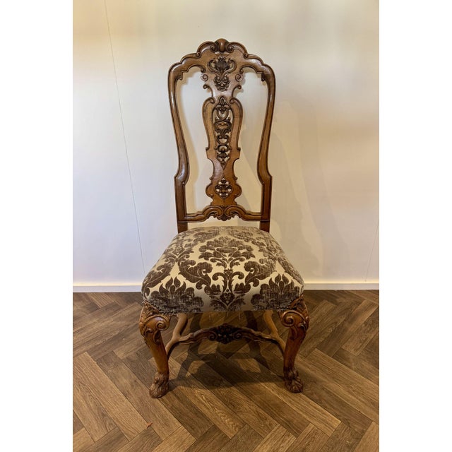 Antique Victorian Walnut Dining Chairs, 1890, Set of 10 For Sale - Image 15 of 18