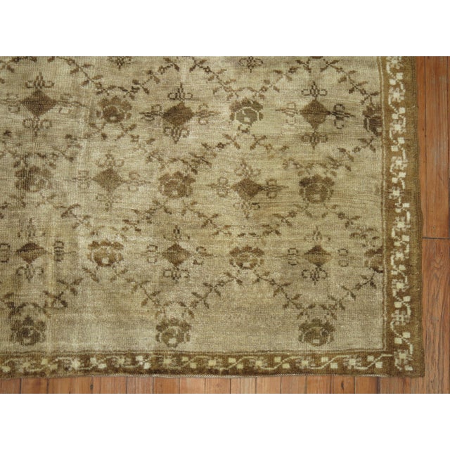 Mid-Century Modern Vintage Zabihi Collection Turkish Rug - 6' x 7'6" For Sale - Image 3 of 6