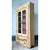 Wood Vintage Distressed Wood and Glass Cabinet For Sale - Image 7 of 12