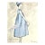 1958 French Mid-Century Givenchy Fashion Print For Sale