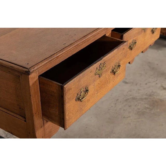 Large Early 19th Century English Oak Dresser Base, 1800 For Sale - Image 9 of 13