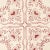 Contemporary Schumacher X Backdrop Garden Of Hearts Wallpaper In Red For Sale - Image 3 of 5