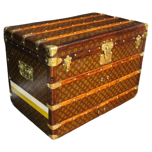 Monogrammed Trunk from Louis Vuitton, 1920s | Chairish