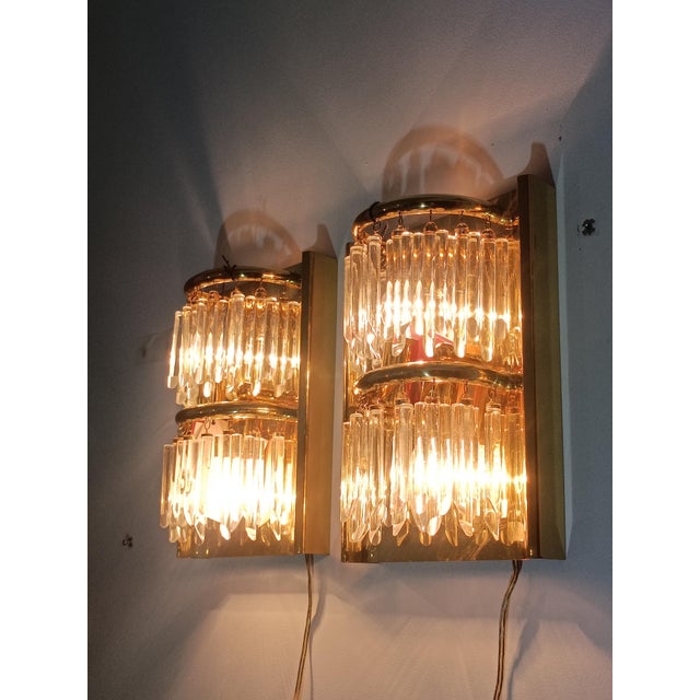 Murano Glass Sconces from Lumica, 1970s, Set of 2 For Sale - Image 13 of 14