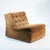 Pair of brown corduroy modular lounge chairs by dux, sweden, 1970s a highly comfortable and visually understated pair of...