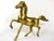 Mid 20th Century Vintage Solid Brass Horse Figurine For Sale - Image 6 of 6