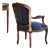 Louis XV Cabriolet Armchair with Floral Carving For Sale