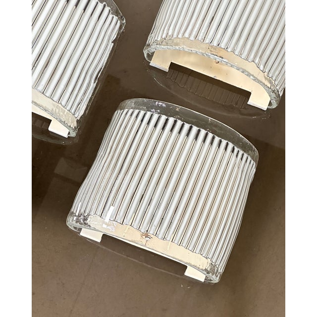 Glass Wall Lamps by Fratelli Toso, 1970s, Set of 3 For Sale - Image 6 of 15