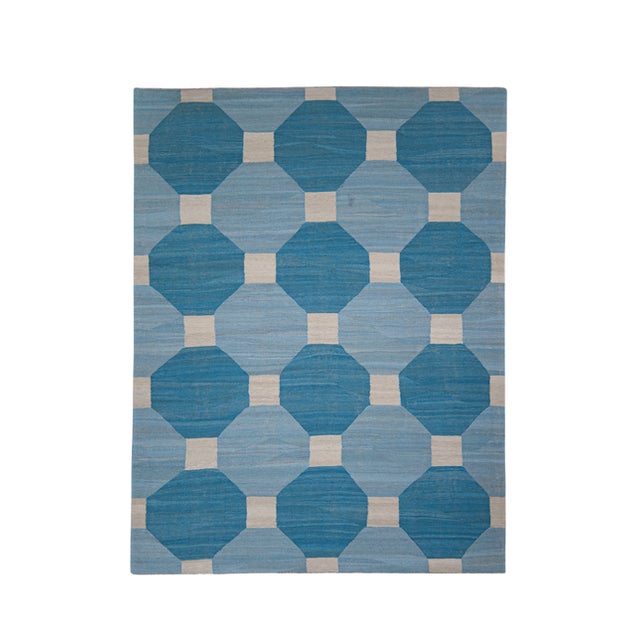 Oriental Flat Weave Turkish Kilim 8'3" x 10'9" For Sale