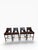 Contemporary Barbara Barry for McGuire Caned Bar Stools in Dark Tobacco — Set of 4 (2006) For Sale - Image 3 of 16