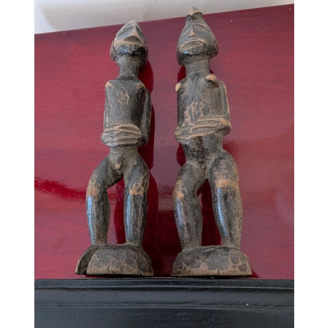 Rare Hand-Carved Senufo/Bamana West African Wood Sculptures Early 1900's For Sale In New York - Image 6 of 6