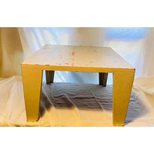 1980s Original Vintage Prototype for Small Side Table by Artist Michael Mota Dallas Tx For Sale In Dallas - Image 6 of 11