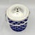 Mid-Century Modern Cobalt Blue Overlay Cut Crystal Biscuit Barrel with Silver-Plated Mount, 1950s For Sale - Image 14 of 18