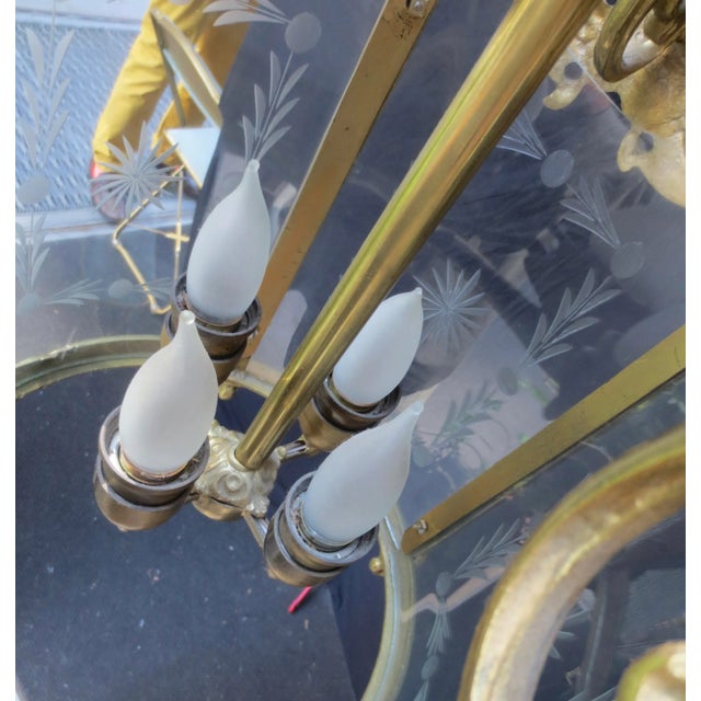 1970s Mid- 20th Century French Ormolu Lantern For Sale - Image 5 of 9