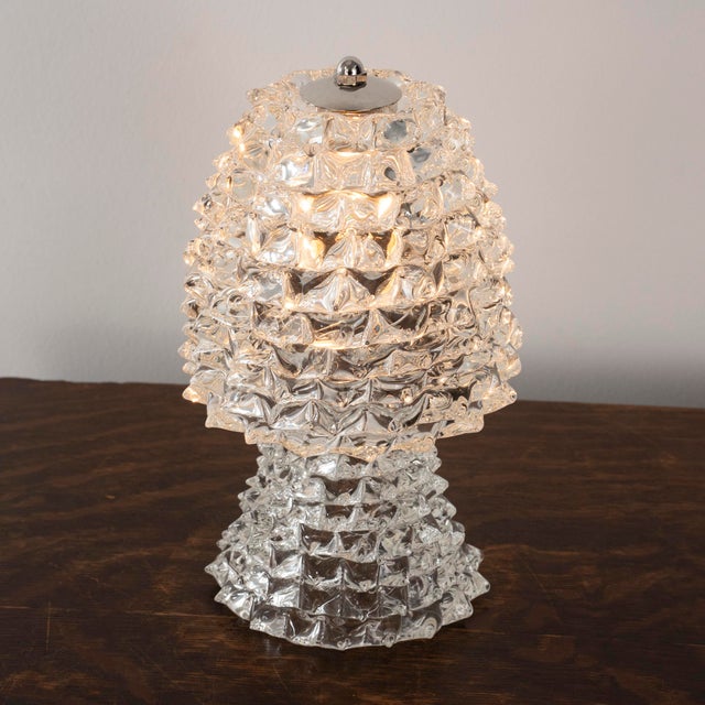 Table Lamps in Rostrato Murano Blown Glass, Italy, 1980s, Set of 2 For Sale - Image 6 of 13